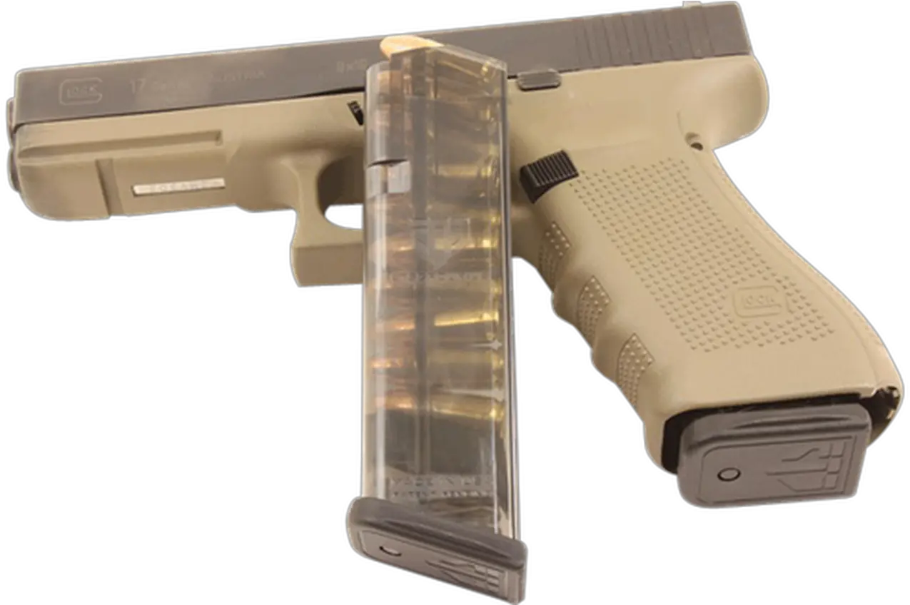 Ets Glock 17 9mm G1718192634 Gen 1 4 Polymer Clear Elite Tactical Systems Magazine 10rd Png Glock Transparent