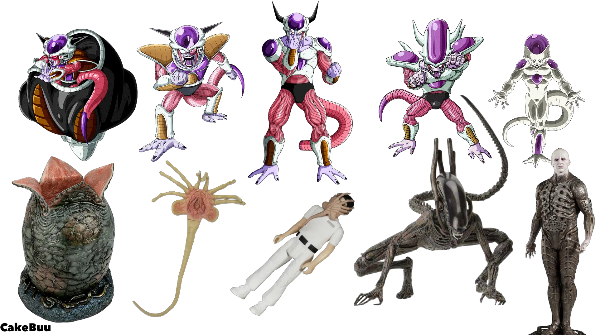 Frieza Vs Xenomorph Alien Life Size Egg U0026 Facehugger Frieza Vs Xenomorph Png Frieza Png