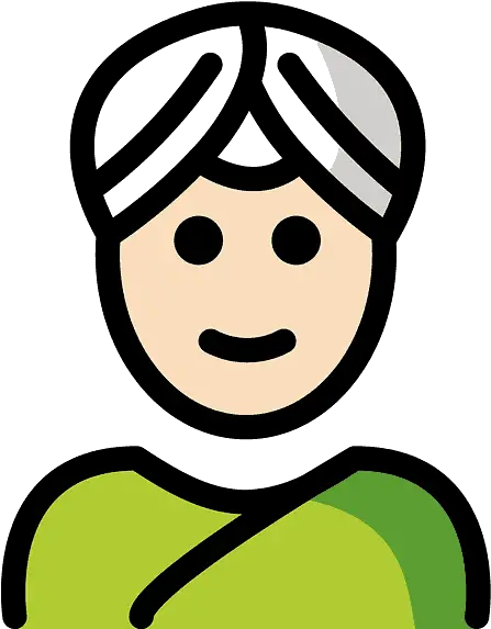 Person Wearing Turban Emoji Clipart Turban Png Turban Transparent