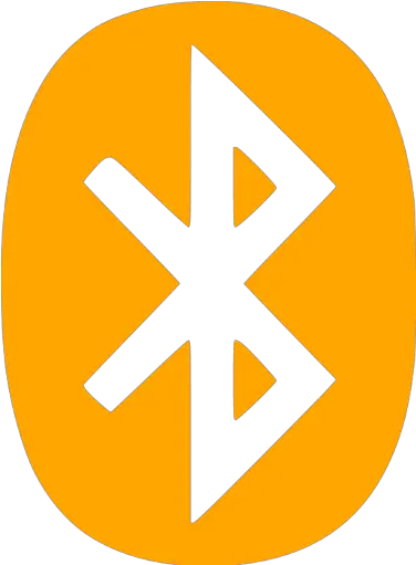 Orange Bluetooth Icon Number 3 In Yellow Circle Png Bluetooth Icon Png