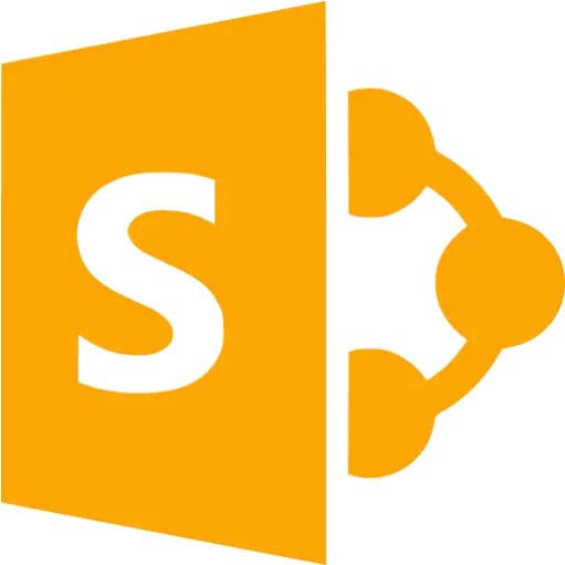 Orange Share Point Icon Sharepoint Logo Png Share Point Icon