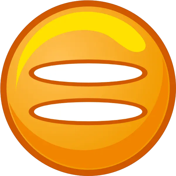 Equals Sign Orange Round Icon Clip Art Circle Png Equals Sign Png