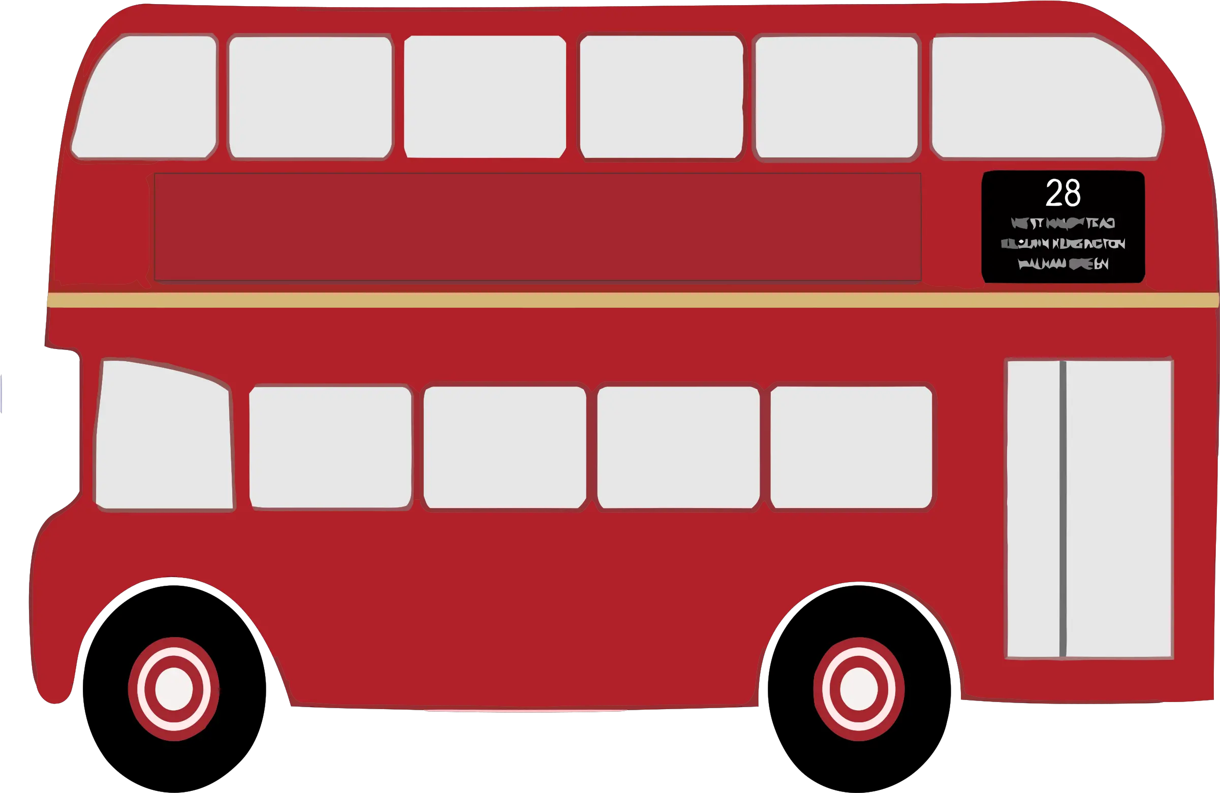 Big Image Double Decker Bus Png Bus Clipart Png