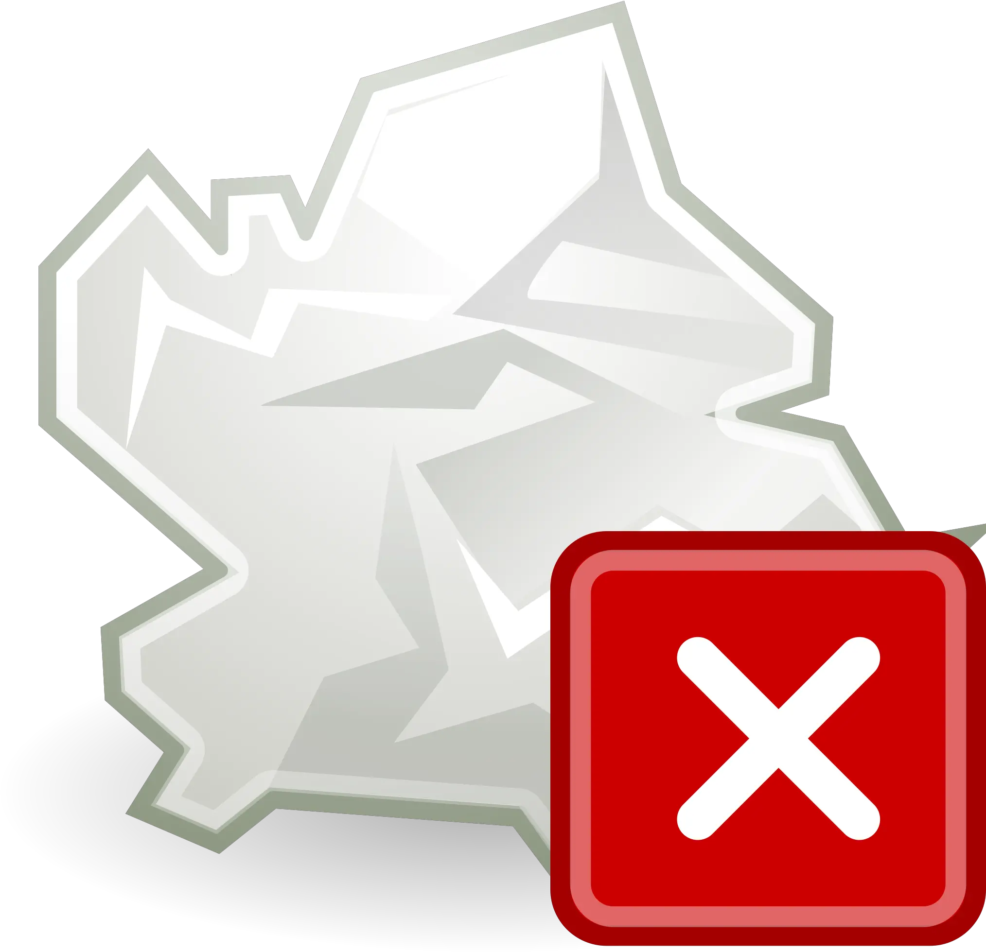 Filemail Marknotjunksvg Wikimedia Commons Animated Crumpled Paper Png Not Icon