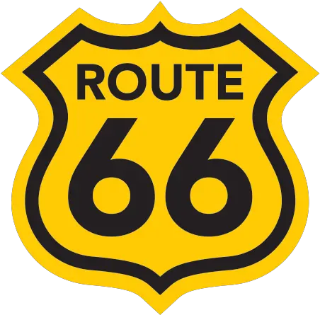 Printed Vinyl Route 66 Us Vertical Png Route 66 Logos