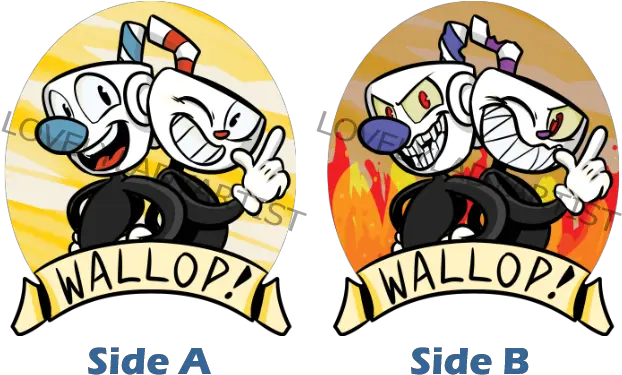 Cuphead Charm Lovelyladyartist Language Png Cuphead Logo Png