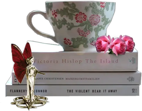 Cup Saucer Stack Of Books Png