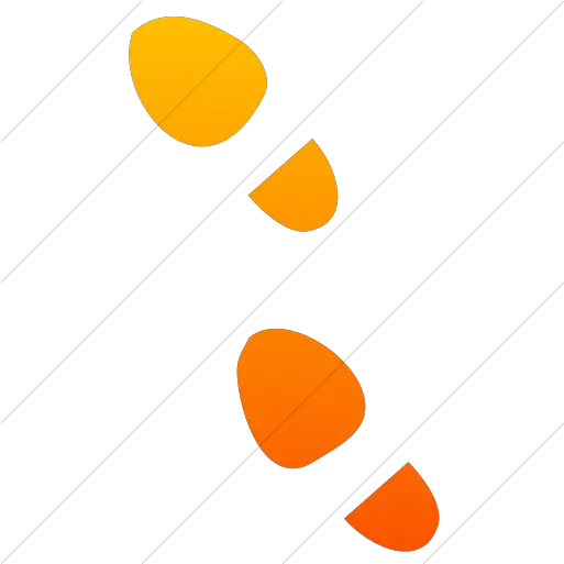 Simple Orange Gradient Classica Foot Dot Png Next Steps Icon