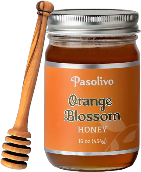 Orange Blossom Honey U0026 Dipper Paste Png Honey Wand Icon