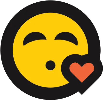 Emoji Emoticon Heart Kiss Kissy Smiley Png Kiss Emoji Png