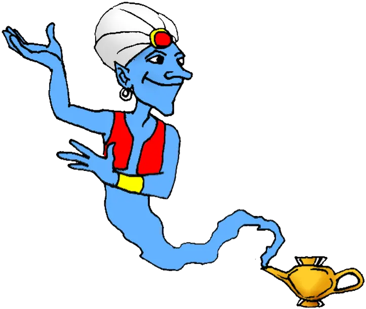 Download Genie 20clipart Genie Coming Out Of Bottle Png Genie Png