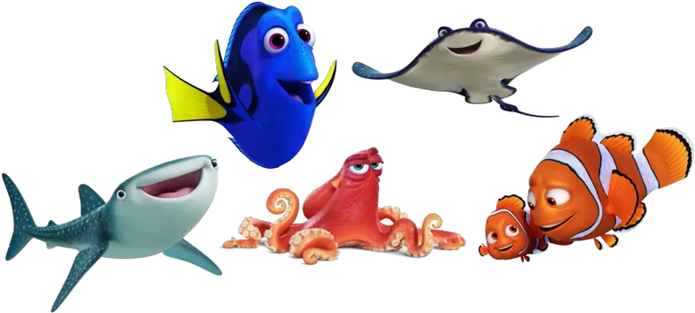 Finding Finding Dory Main Characters Png Nemo Png