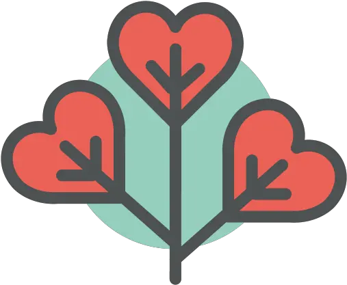 Heart Plant Free Icon Iconiconscom Three Leaves Icon Png Shrub Icon