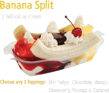 Desserts Frozen Treats Gelato Png Banana Split Png
