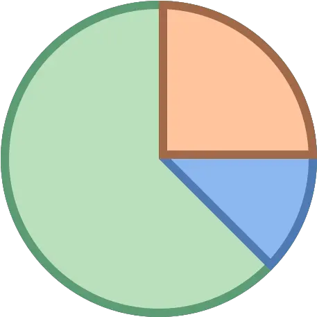 Pie Chart Icon In Office Style Doughnut Chart Excel Icon Png Pie Chart Icon Png