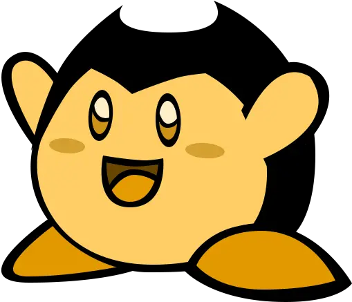 Kirby Nintendo Yellow Bendy Machine Switch Bendy And The Ink Machine Png Bendy Png