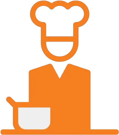 Chef Orange Icon Png Transparent Happy Chef Icon Png