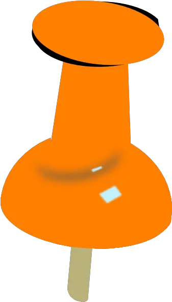 Orange Push Pin Clipart Clip Art Png Pushpin Png