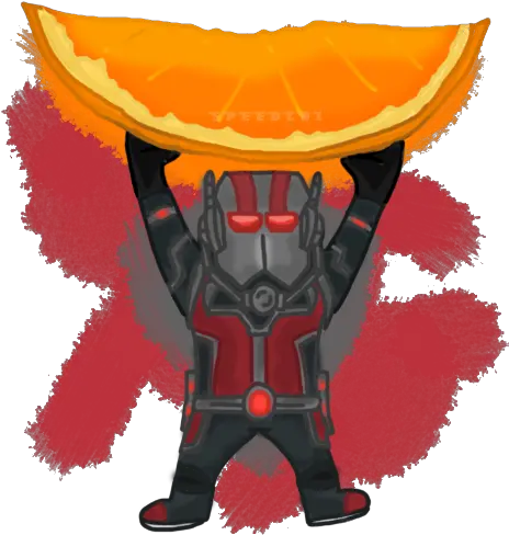 Ant Man Chibi By Speedcal Orange Slices Ant Man 500x500 Ant Man And Orange Slices Png Ant Man Png