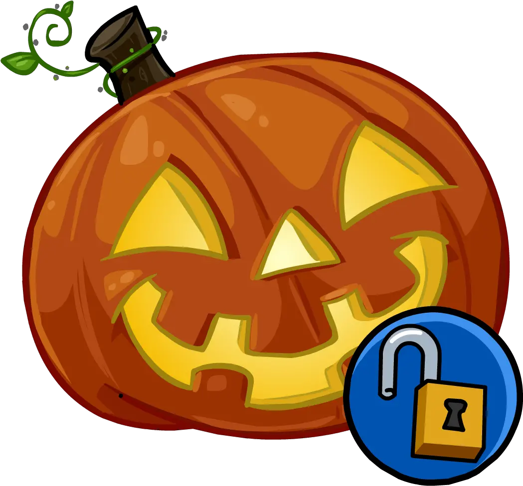 Download Glowing Pumpkin Head Clothing Icon Id 1323 Club Glowing Pumpkin Head Club Penguin Png Glowing Icon