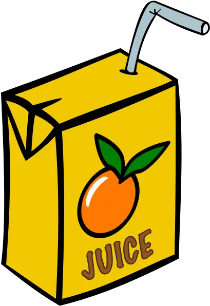 Juice Box With Straw Free Svg Orange Juice Box Clipart Png Juice Box Png