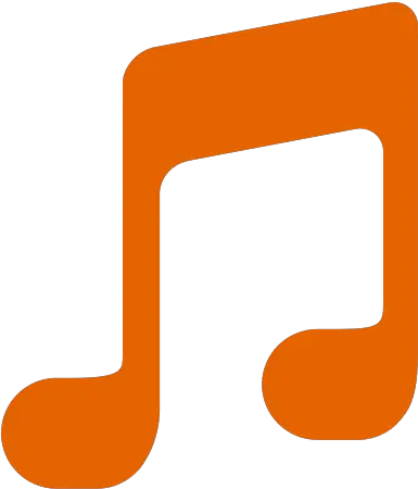 Orange Music Icon Lyric Note Png Musical Note Icon