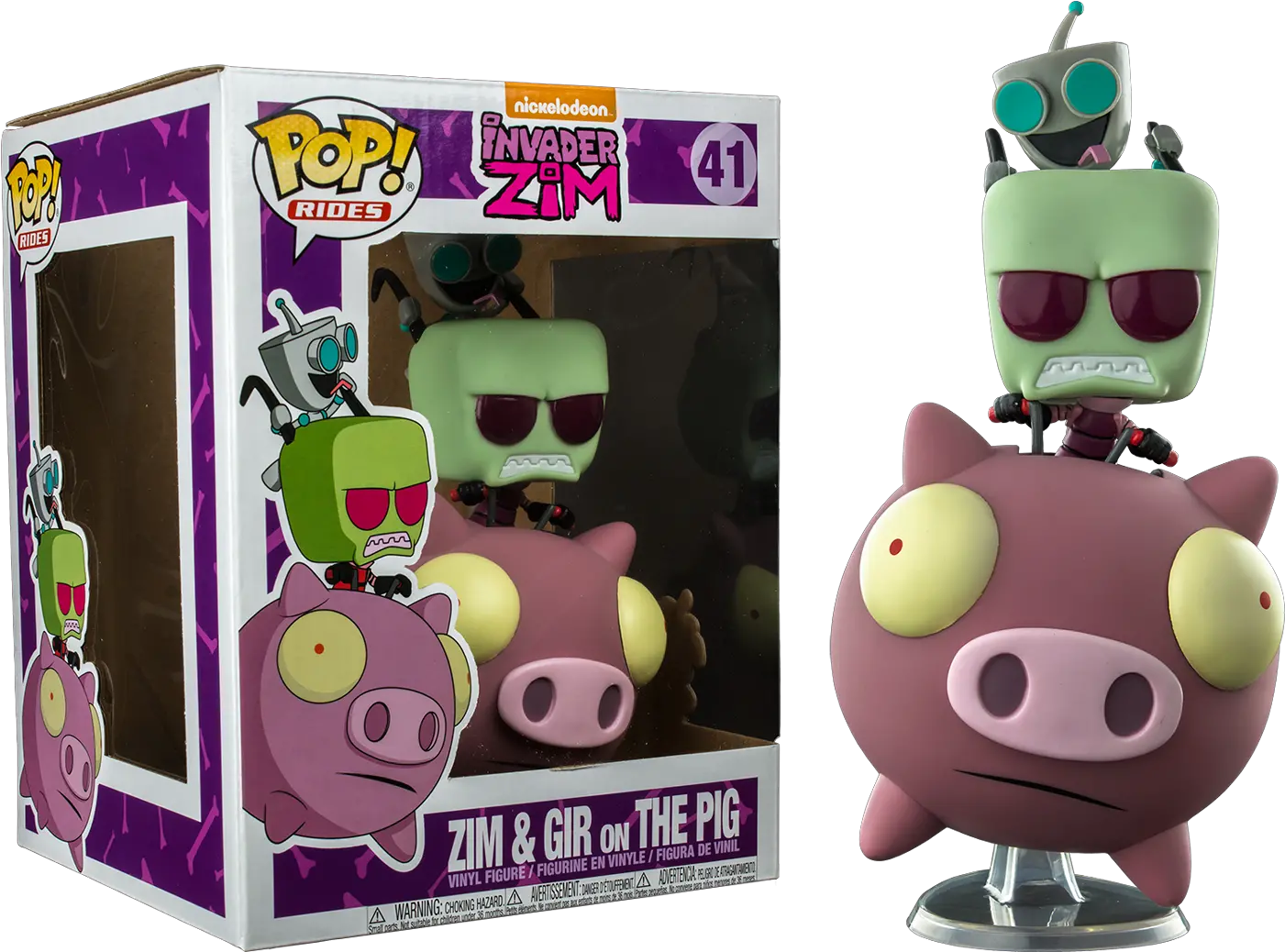 Funko Pop Rides Invader Zim And Gir Png