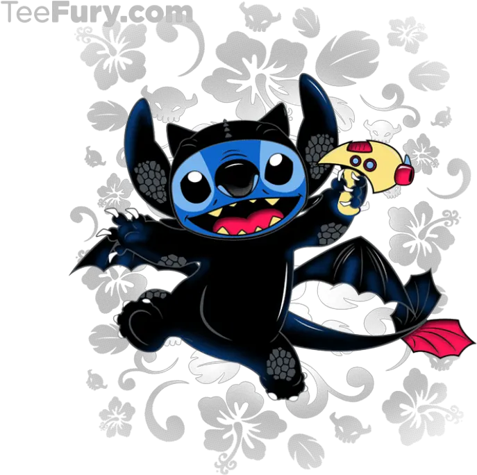 Love This Stitch Wearin A Toothless Costume U003c3 Stitch Png Toothless Icon