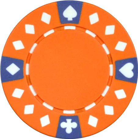 Download Hd 1000 Orange Chip Diamond Suited Poker Chip Poker Chip Png Green Chip Png
