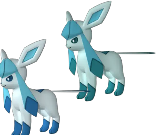 Glaceon Pokemon Character Free 3d Model Cartoon Png Glaceon Png