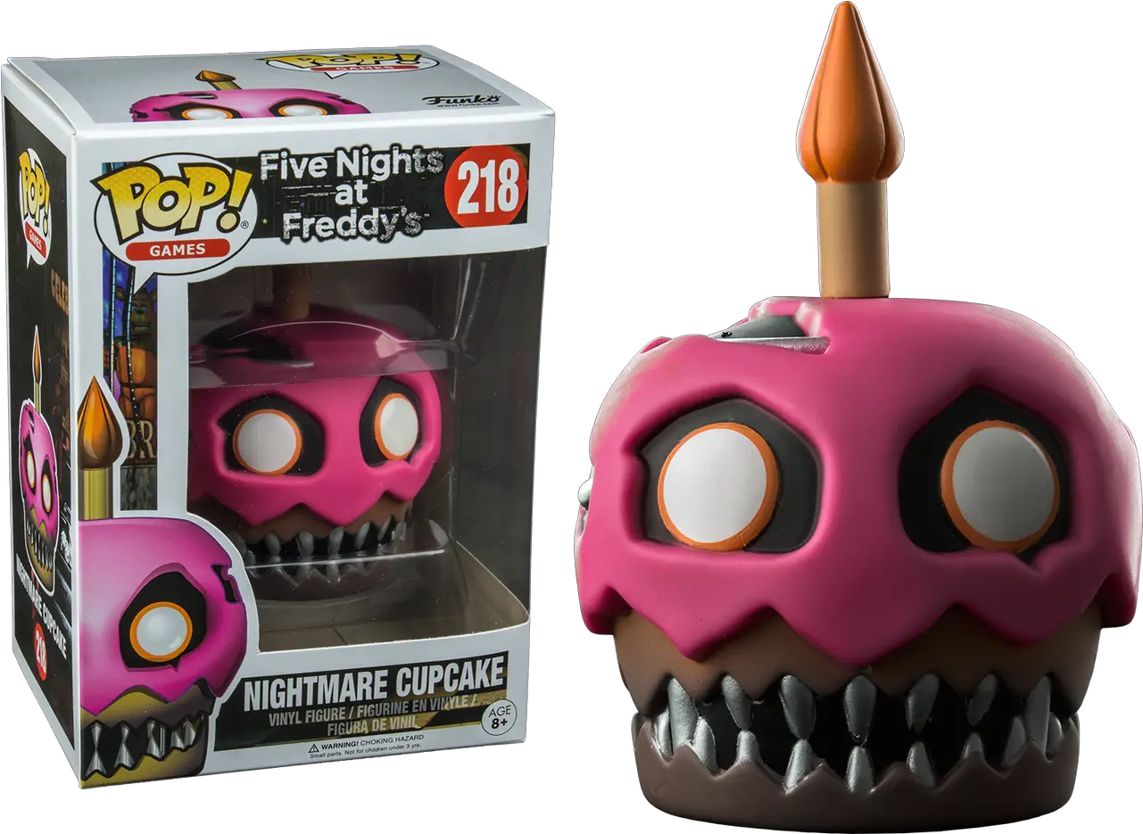 Five Nights Nightmare Cupcake Pop Vinyl Figure Funko Pop Five Nights At Png Five Nights At Freddys Png