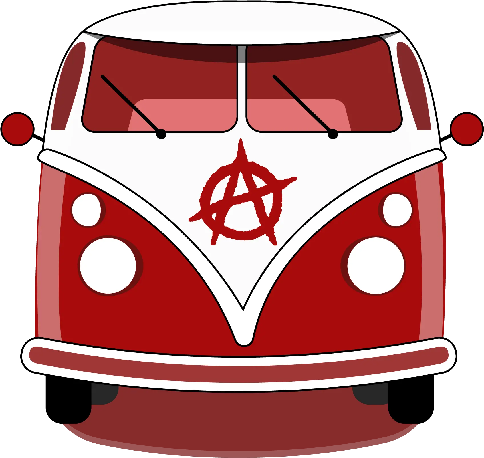 Anarchy Bus Design For T Shirts Or Other Products Grafixfreak Clip Art Png Anarchy Logo
