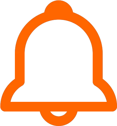 Orange Bell And Alert Icon Png Symbol