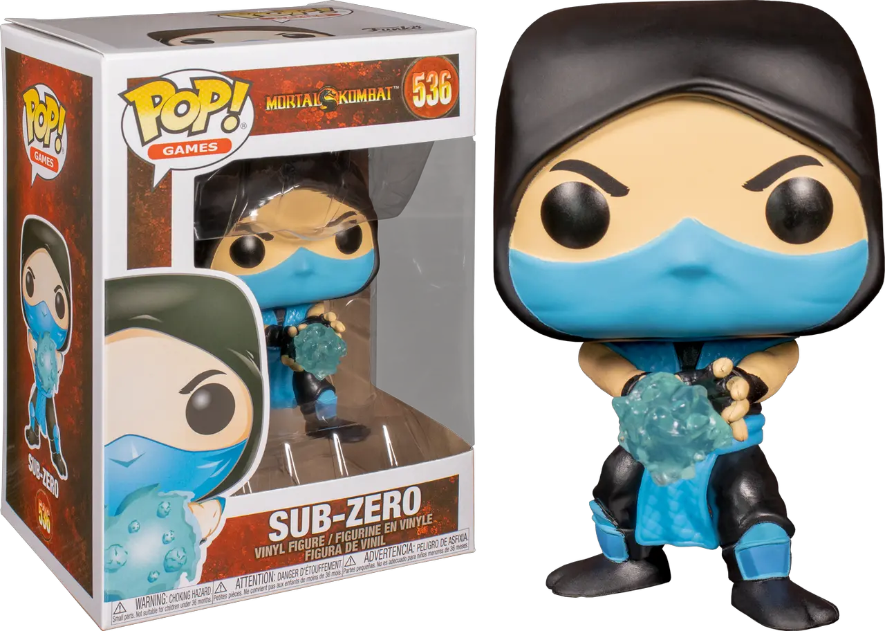 Funko Pop Mortal Kombat Subzero 536 Funko Pop Mortal Kombat Sub Zero Png Mortal Kombat 3 Logo