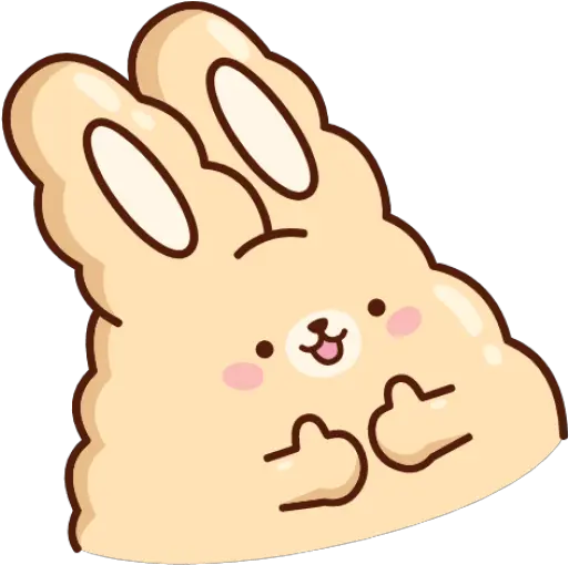 Sticker Maker Cute Rabbit Sticker Cute Png Kawaii Bunny Icon