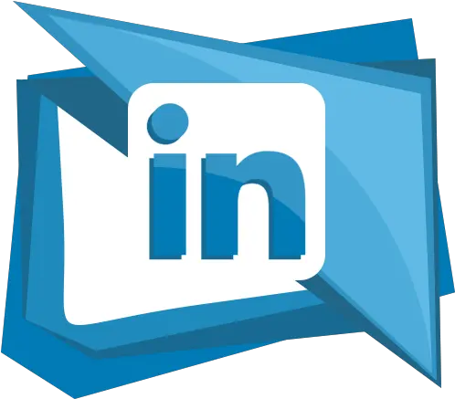 In Linked Linkedin Network Social Icon Logo Linkedin 3d Png Linked In Png