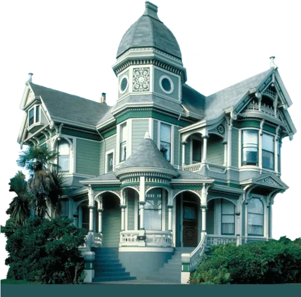 Victorian Era House Horror House Matte Painting Png Mansion Png