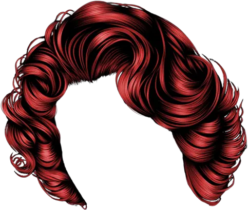 Wig Hair Transparent Png All Red Hair Pic Transparent Background Transparent Wig