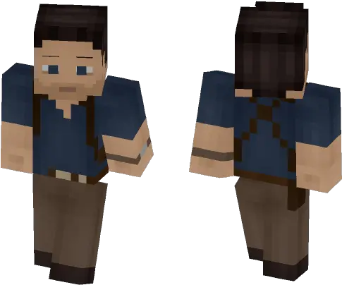 Uncharted 4 Nathan Drake Minecraft Skin Mumbo Jumbo Minecraft Skin Png Uncharted 4 Png