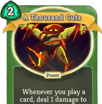 A Thousand Cuts Slay The Spire Infinite Blades Png Cuts Png