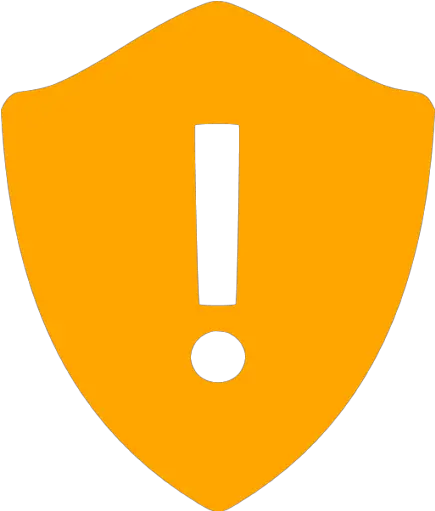 Orange Warning Shield Icon Free Orange Shield Icons Shield Icon Png Orange Shield Icon Png