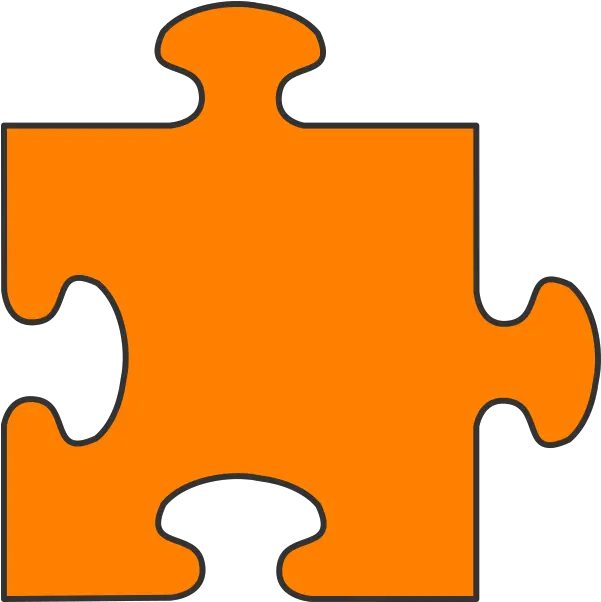 Puzzle Clipart Orange Transparent Free For Orange Puzzle Piece Clipart Png Puzzle Piece Png