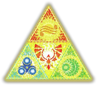 Zelda Triangle Triforce T Shirt Triforce On White Background Png Triforce Transparent