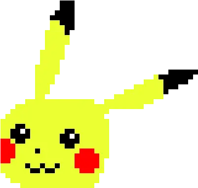 Pikachu Face Pixel Art Maker Cartoon Png Pikachu Face Png