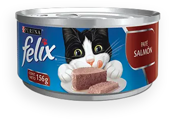 Felix Original Pate Salmon Canned Cat 156g Felix Original Pate Salmon Png Felix The Cat Png