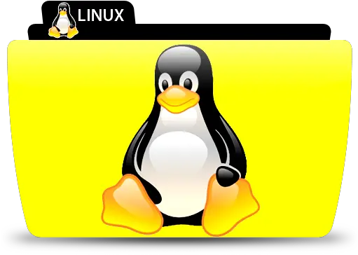 Linux Penguin Folder File Free Icon Linux Folder Icon Png Linux Icon