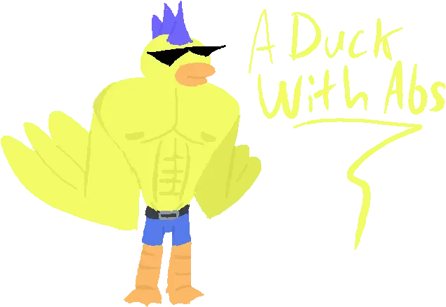 A Duck With Abs Cawwwwmic Wiki Fandom Duck Abs Png Abs Png