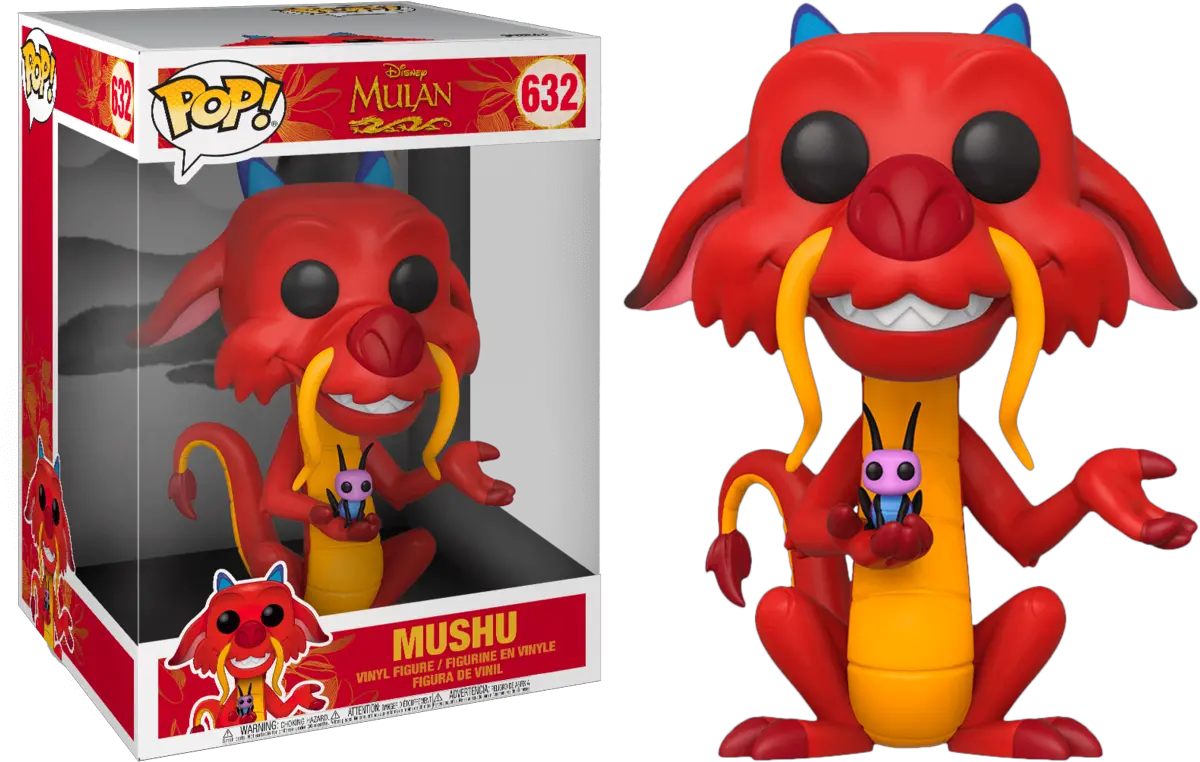 Funko Mulan Mushu Funko Pop 10 Inch Png Mulan Png