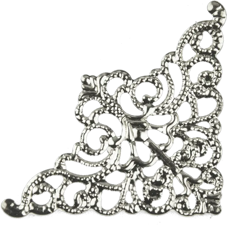 Corners Srebrne Naroniki Png Filigree Png