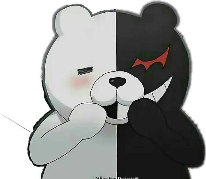 Download Monokuma Despair Upupu Monokuma Danganronpa Png Monokuma Png